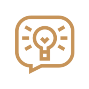 Idea light bulb icon